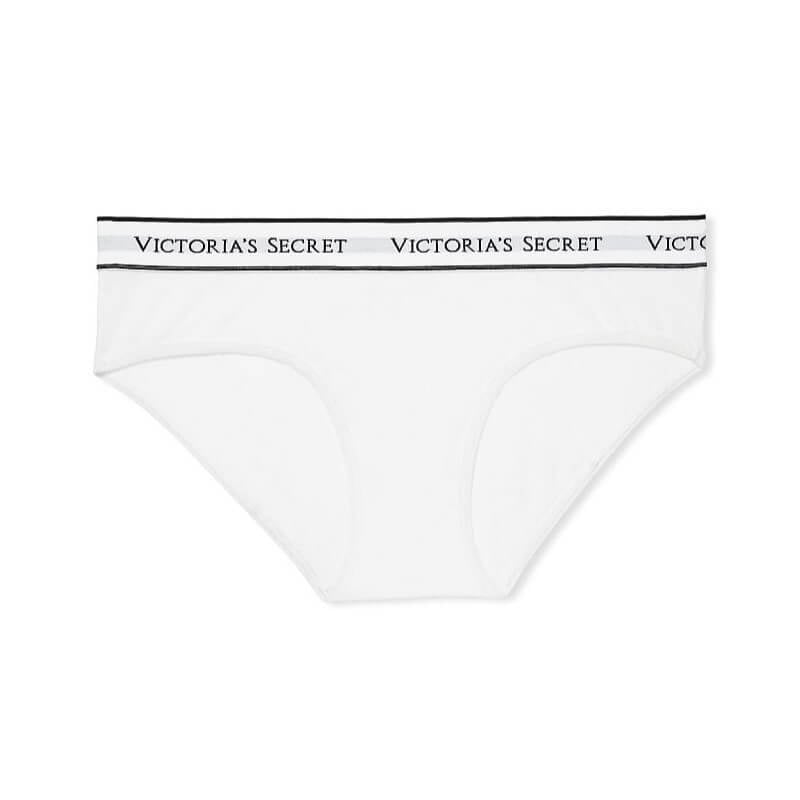 

Трусики-хипхаггеры Victoria's Secret Logo Cotton, белый