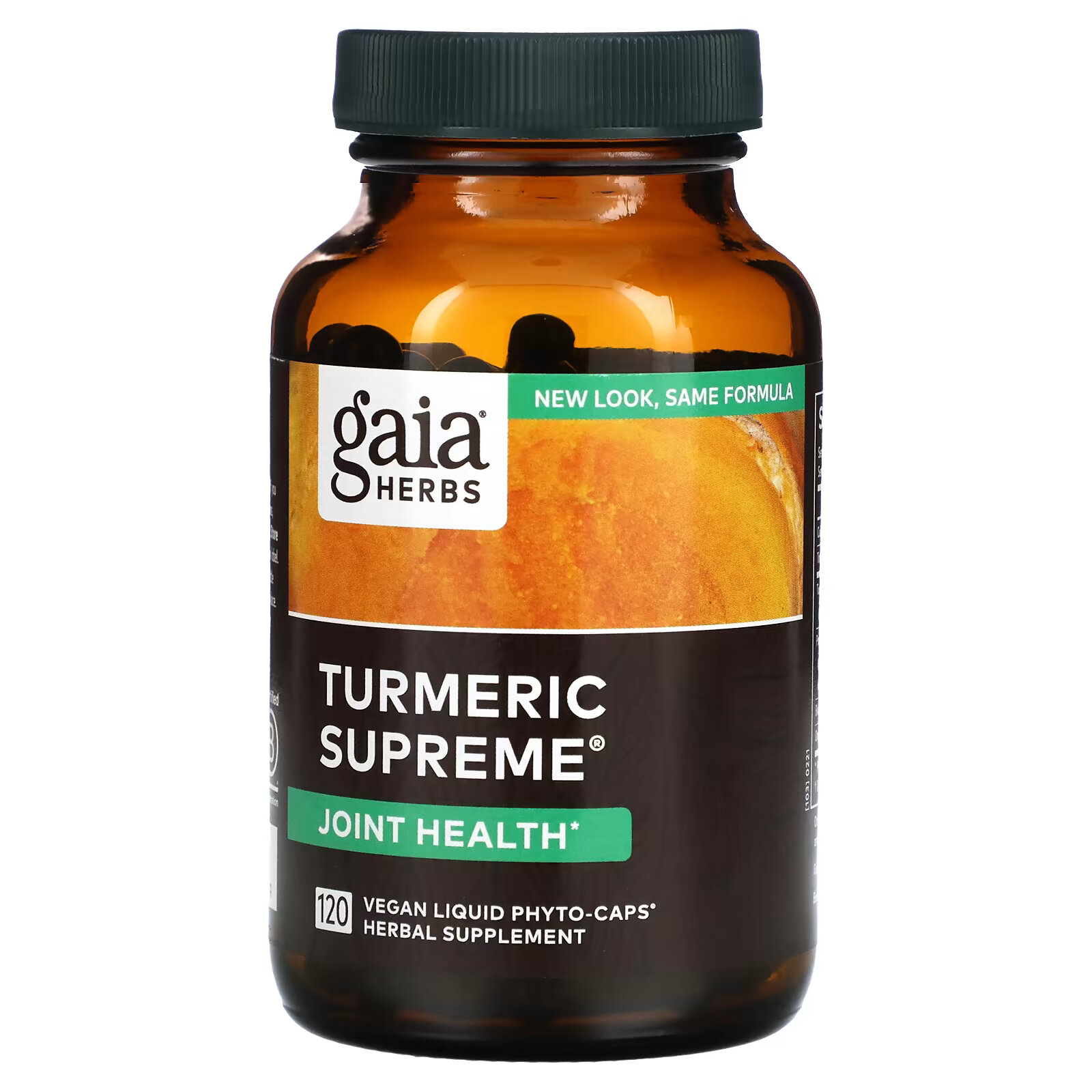 Gaia Herbs, Turmeric Supreme, суставы, 120 вегетерианских жидких фитокапсул поддержка носовых пазух gaia herbs turmeric supreme 60 капсул