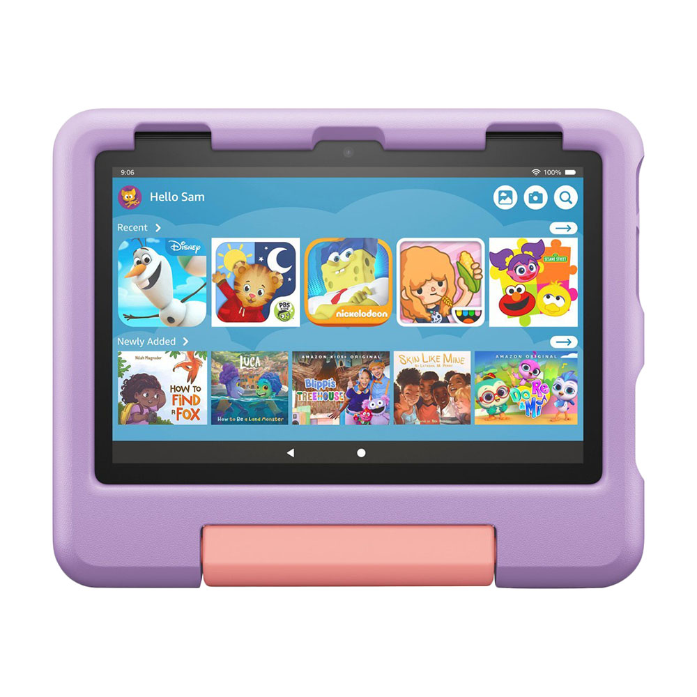 Планшет Amazon Fire HD 8 Kids Edition 2022, 8, 2Гб/32Гб, пурпурный amazon fire hdx 8 9 2014 ащитный экран из нано стекла 9h одна штука