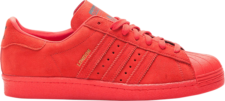 Кроссовки Adidas Superstar 80s 'London', красный