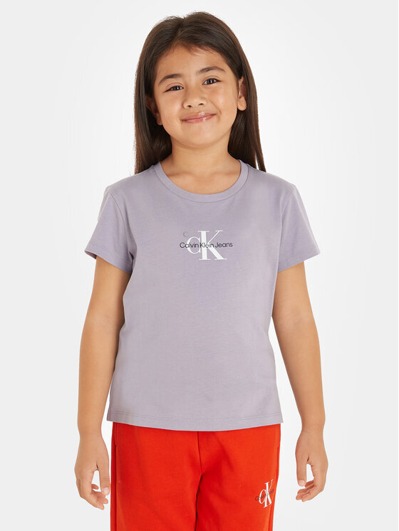 

Футболка стандартного кроя Calvin Klein, фиолетовый
