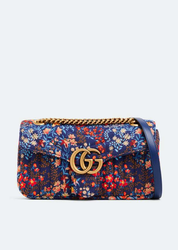 

Сумка GUCCI GG Marmont Floral shoulder bag, принт