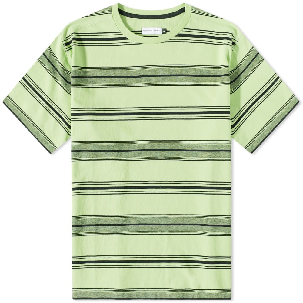 

Футболка Pop Trading Company Striped Logo Tee, Желтый