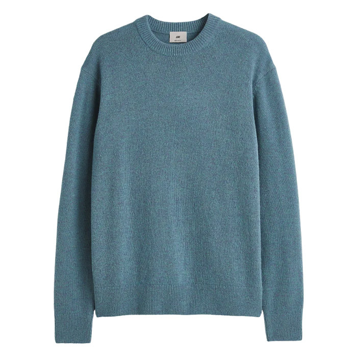 

Джемпер H&M Knit Wool, темно-бирюзовый, Зеленый