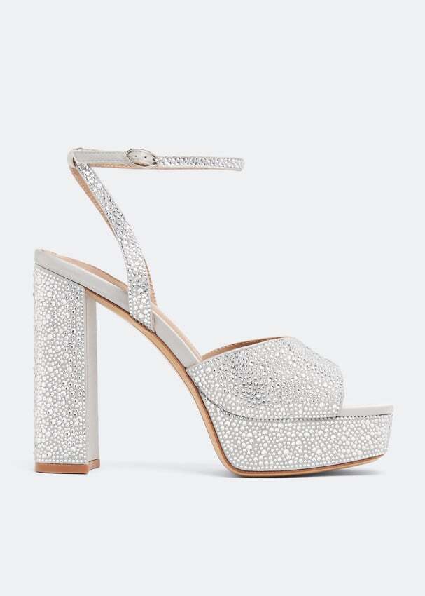 

Сандалии NICOLI Vallea platform sandals, серебряный