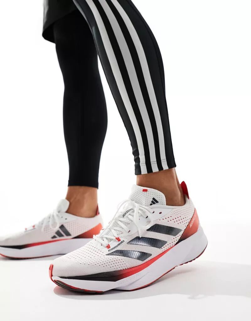 

Бело-красные кроссовки adidas Running Adizero SL adidas performance