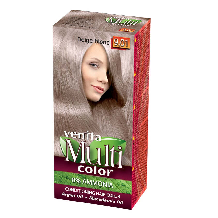 

Venita Краска для волос MultiColor 9.01 Бежевый Блонд