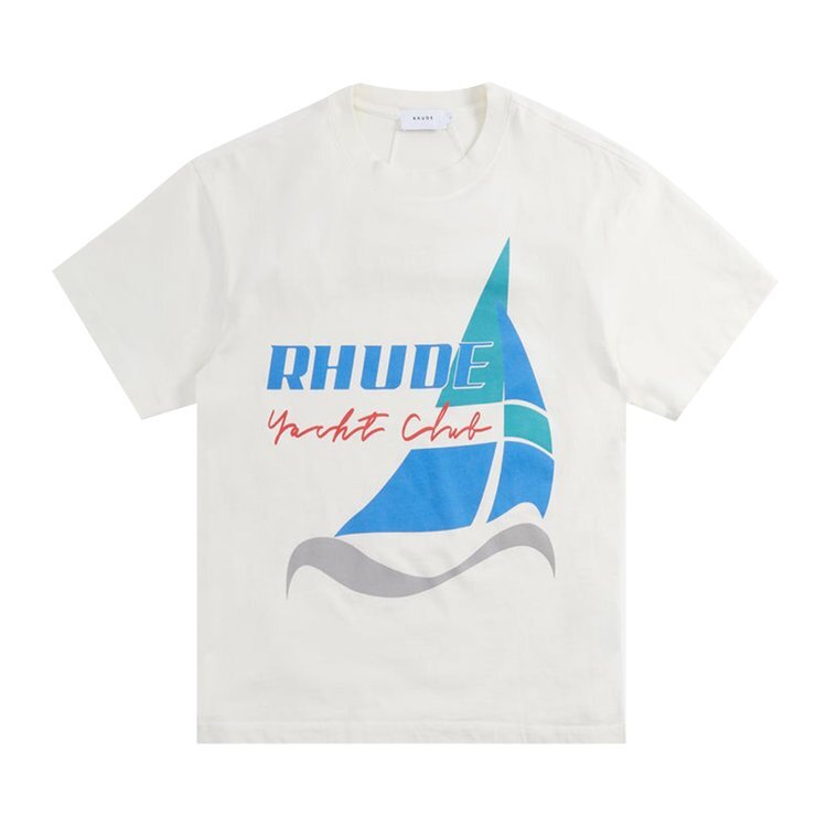 

Футболка Rhude Yacht Club Tee 'Vintage White', белый