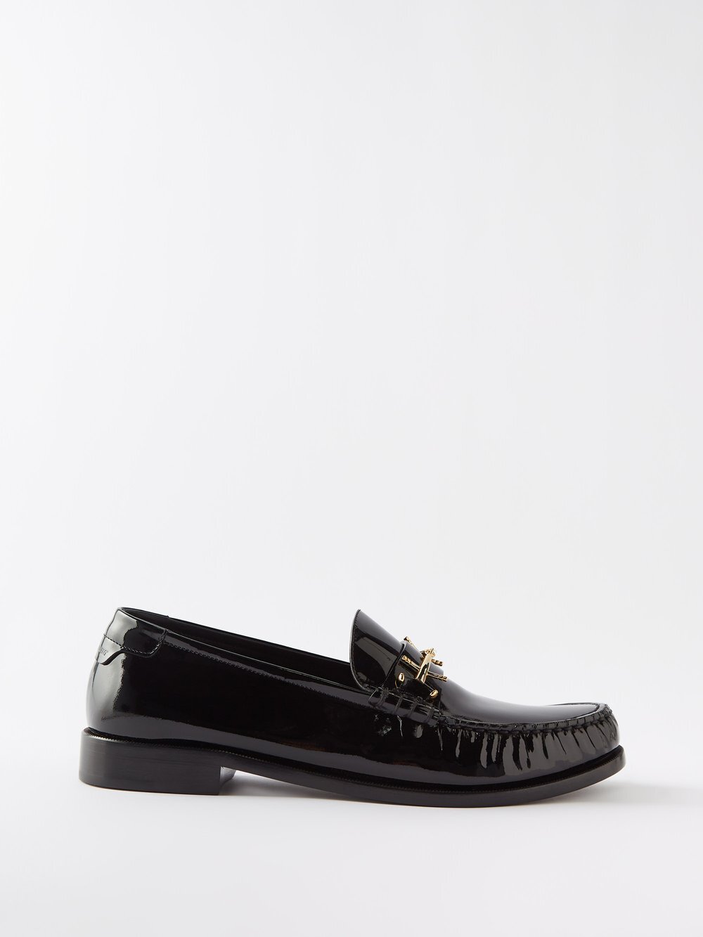 

Лакированные лоферы le loafer 15 horsebit Saint Laurent, черный
