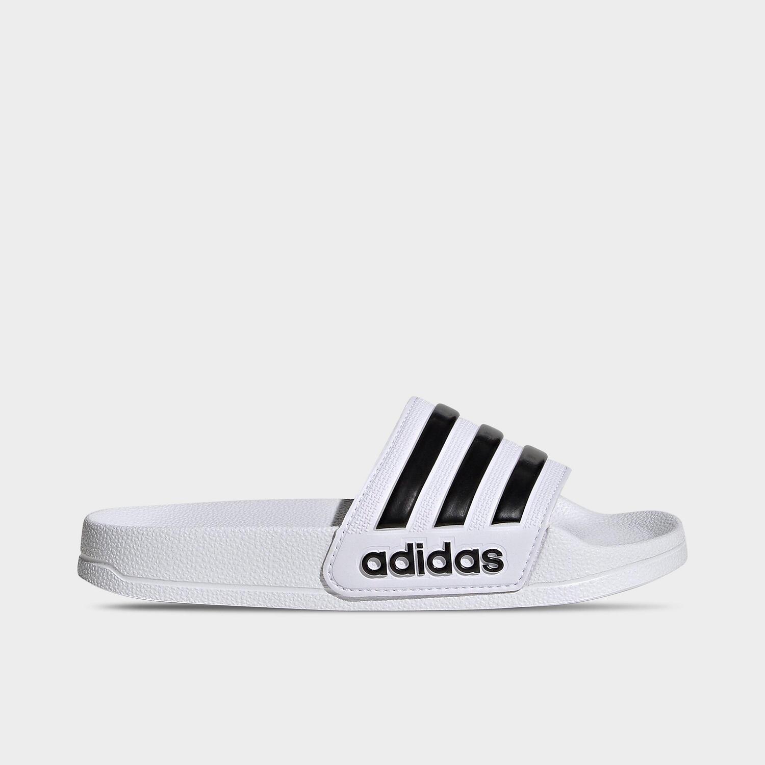 

Сандалии для душа Adidas Adilette для маленьких детей, белый