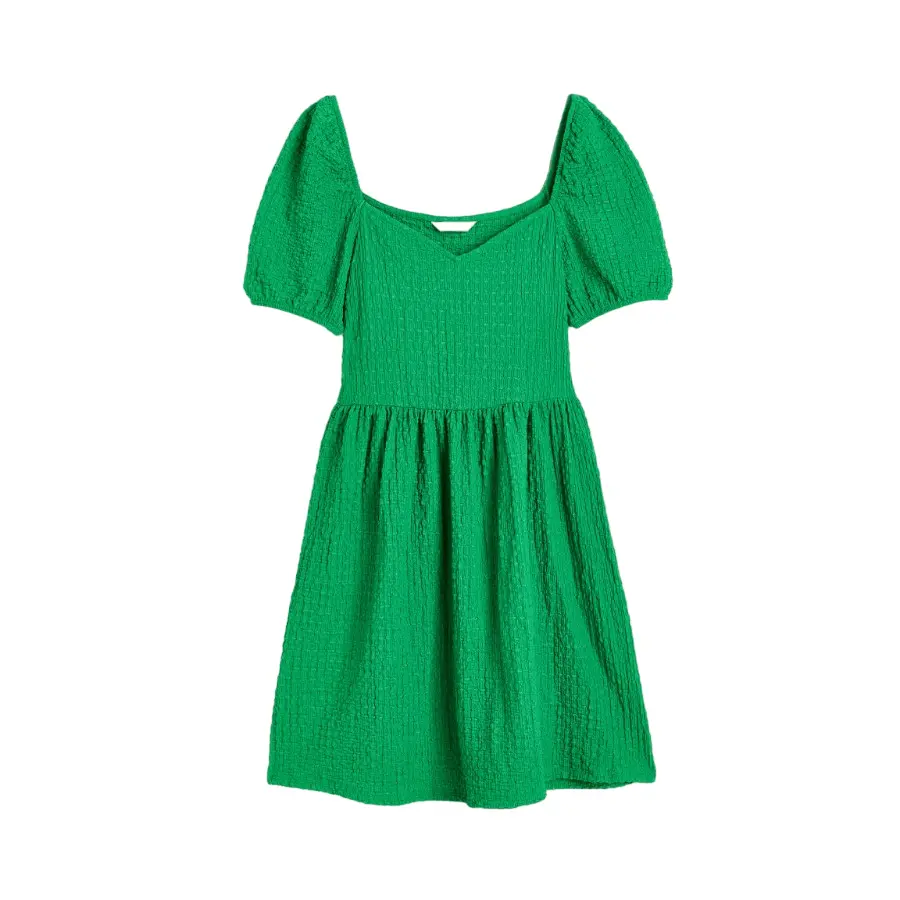 

Платье H&M Textured Jersey, зеленый