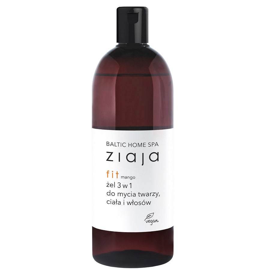 Ziaja Гель для умывания лица, тела и волос Baltic Home Spa Fit 3в1 Манго 500мл