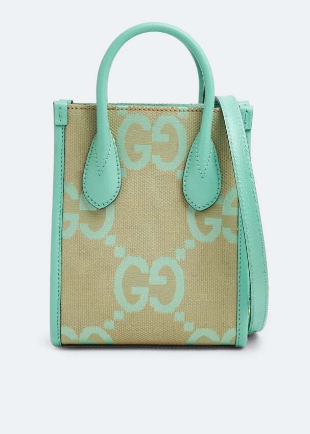 

Сумка-тоут GUCCI Jumbo GG mini tote bag, бежевый