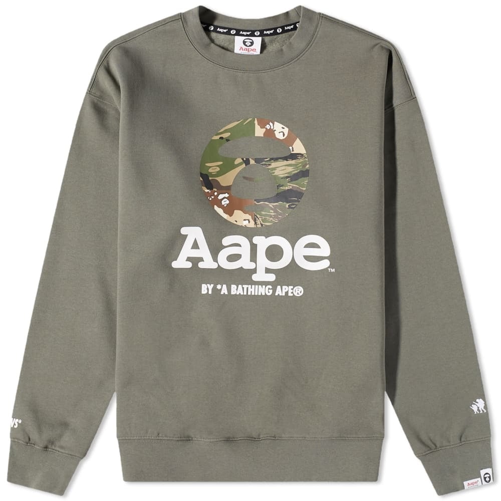 

Толстовка AAPE Moon Face Crew Sweat