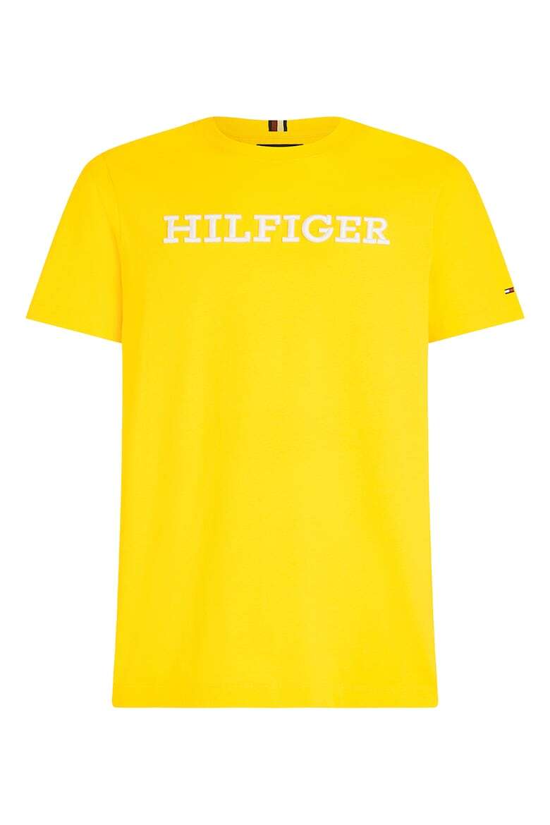 

Хлопковая футболка с логотипом Tommy Hilfiger, желтый
