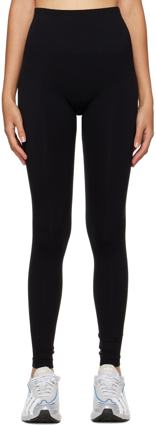 

Черные бесшовные леггинсы Filippa K