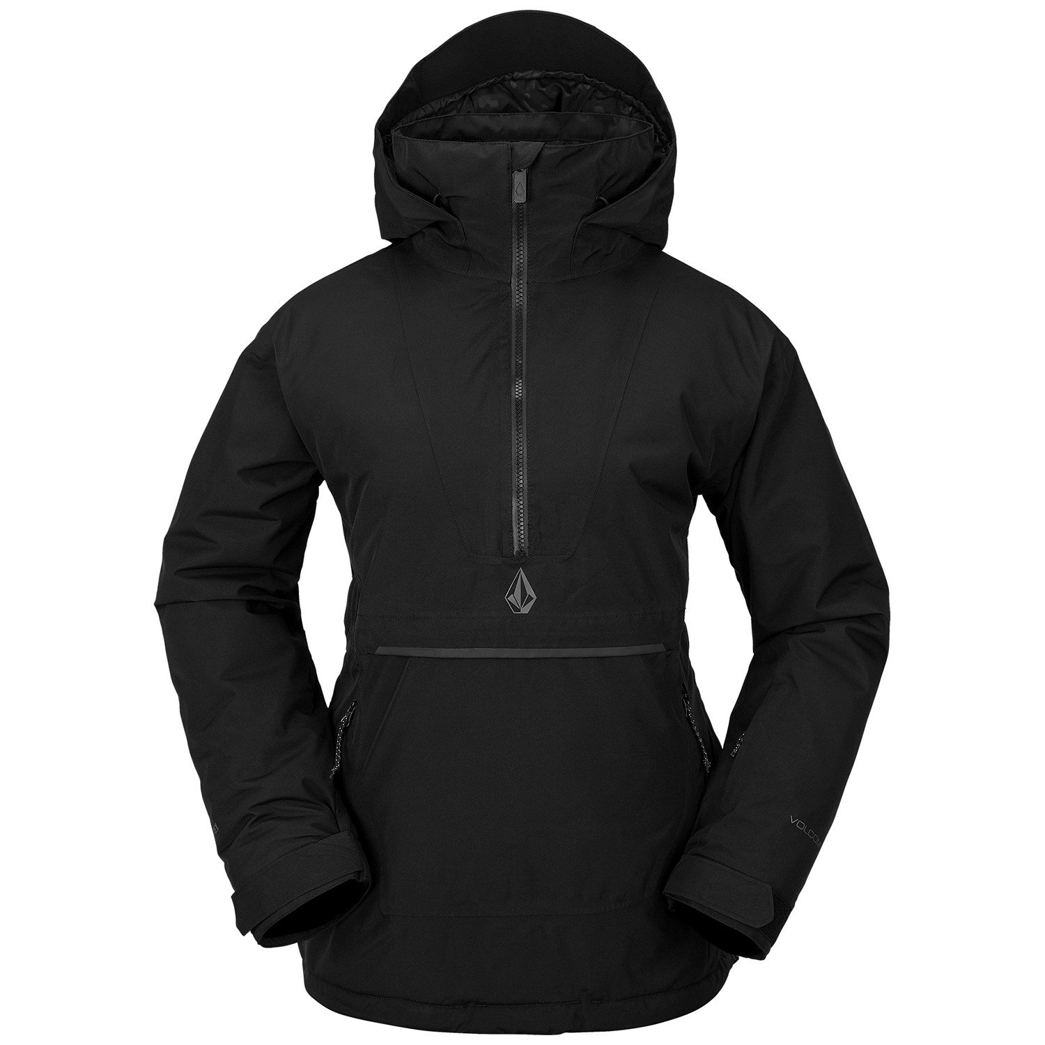 пуловер размер единый черный Пуловер женский Volcom Fern Goretex утепленный, черный