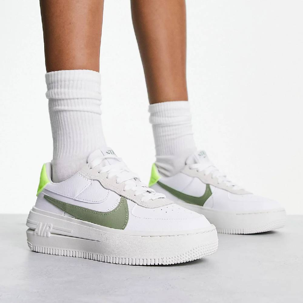 

Кроссовки Nike Air Force 1, бело-зеленый