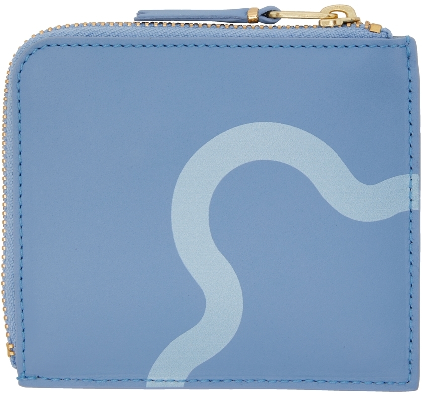 

Бумажник Blue Ruby Eyes с молнией до половины Comme des Garçons Wallets