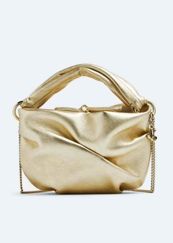 

Сумка JIMMY CHOO Bonny top handle bag, золотой, Желтый