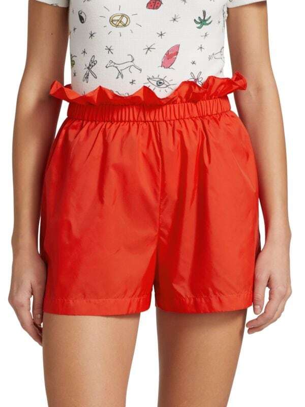 

Шорты caterina paperbag STAUD Tomato