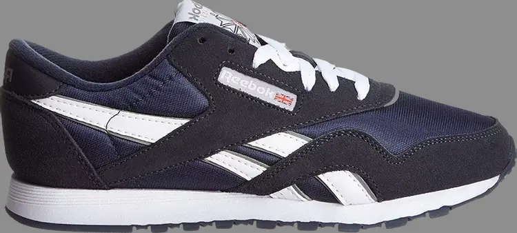 

Мужские кроссовки Reebok Wmns Classic Leather, темно-синий