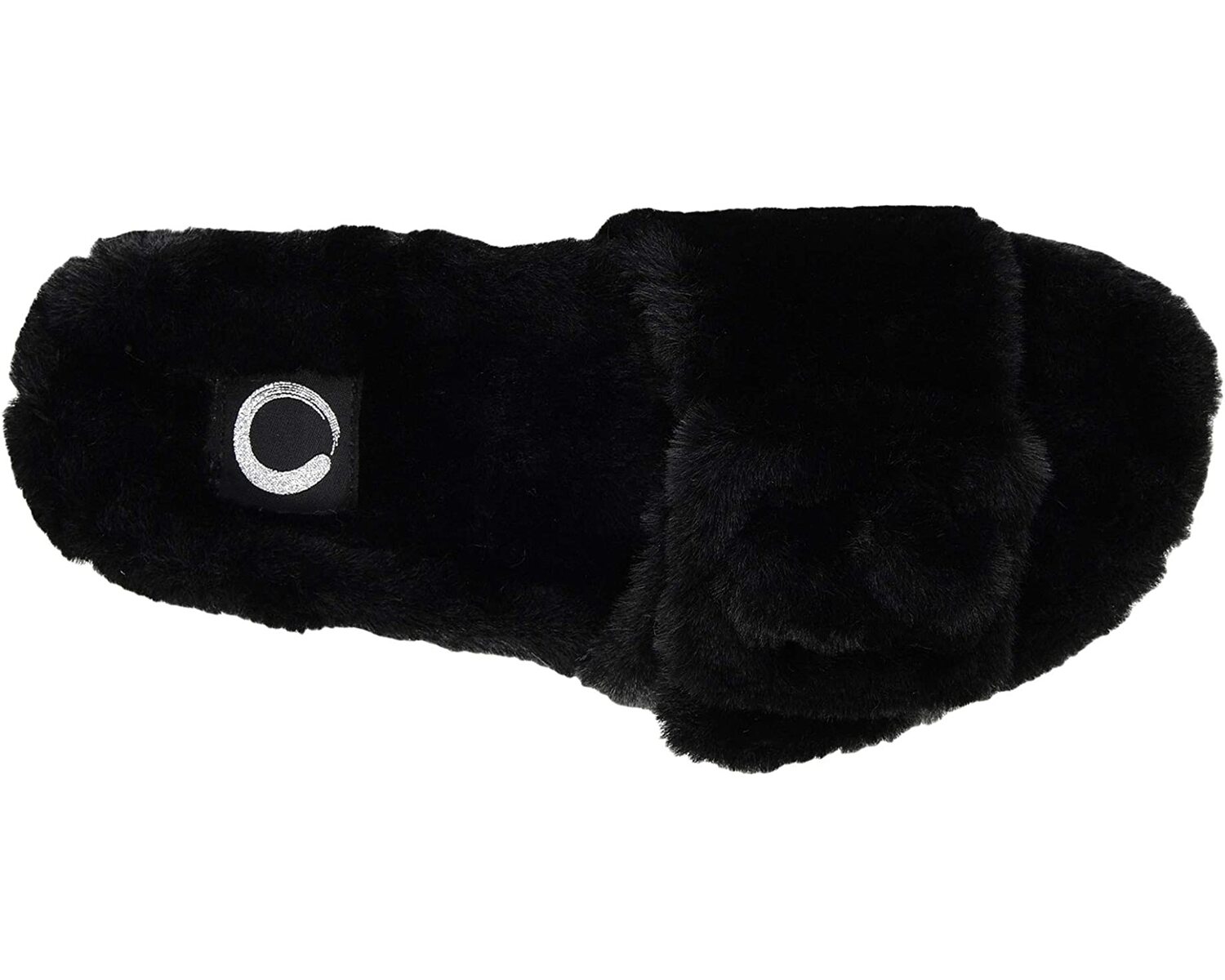 

Слипперы Faux Fur Shadow Slipper Journee Collection, черный