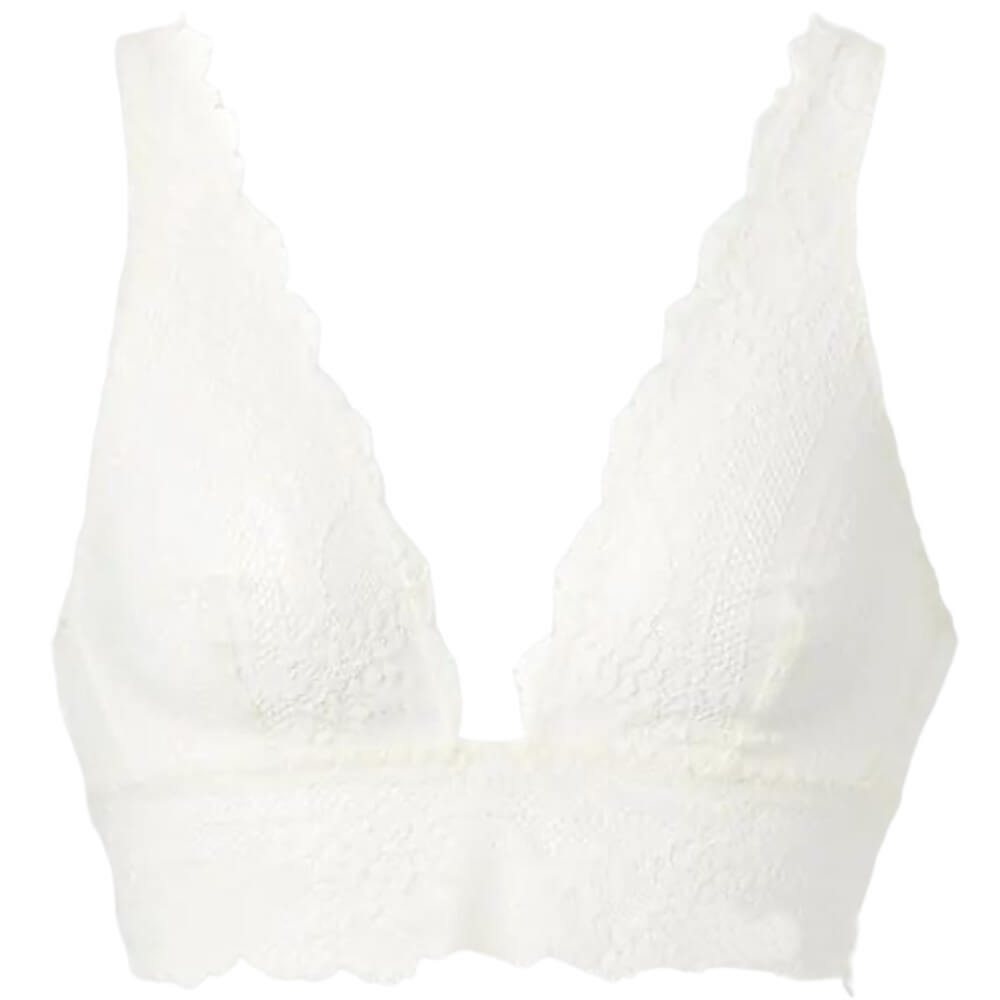 

Бюстгальтер Uniqlo x Princesse Tam Tam Lace Non-Padded, белый
