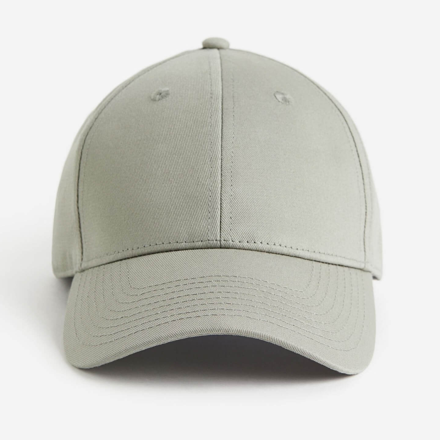 

Бейсболка H&M Cotton Twill, светло-зеленый