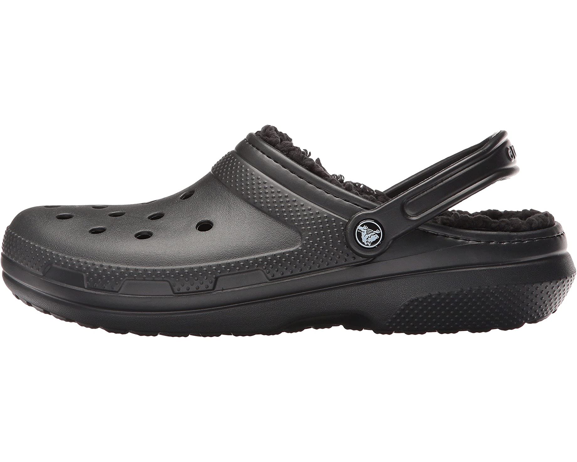 цена Сабо Classic Lined Clog Crocs, черный