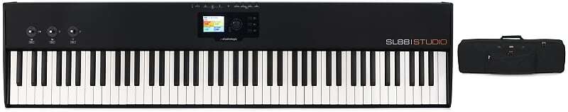

Studiologic SL88 Studio 88-клавишный контроллер клавиатуры в комплекте с Gator GKB-88 SLIM Keyboard Gig Bag Studiologic + Gator AMS-SL88-STUDIO=1 GKB-88 Slim=1