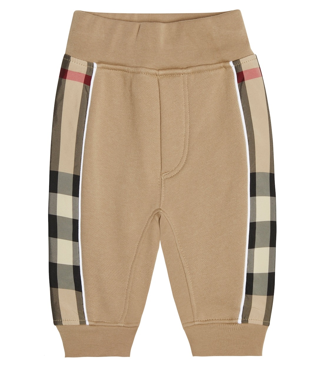 

Детские спортивные штаны в клетку в винтажную клетку Burberry Kids, бежевый
