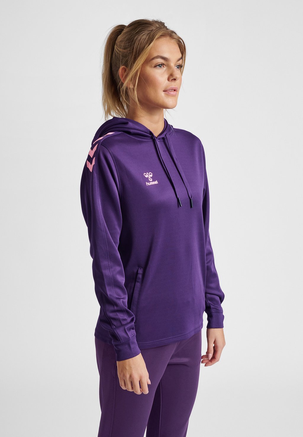 

Толстовка с капюшоном Hummel, темно-сиреневый, Фиолетовый