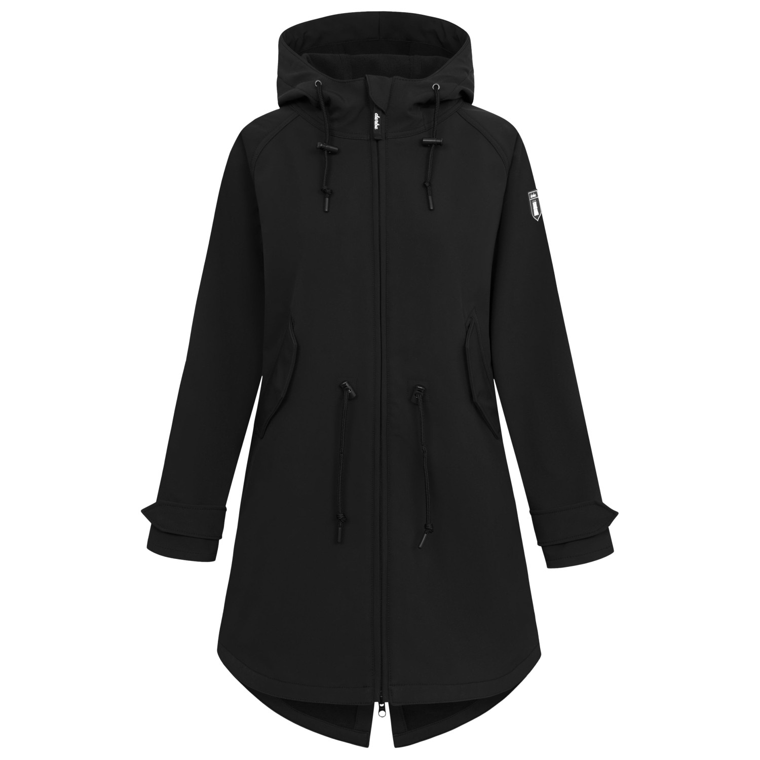Куртка из софтшелла Derbe Women's Friese Island, цвет Black/Black легкая куртка derbe черный