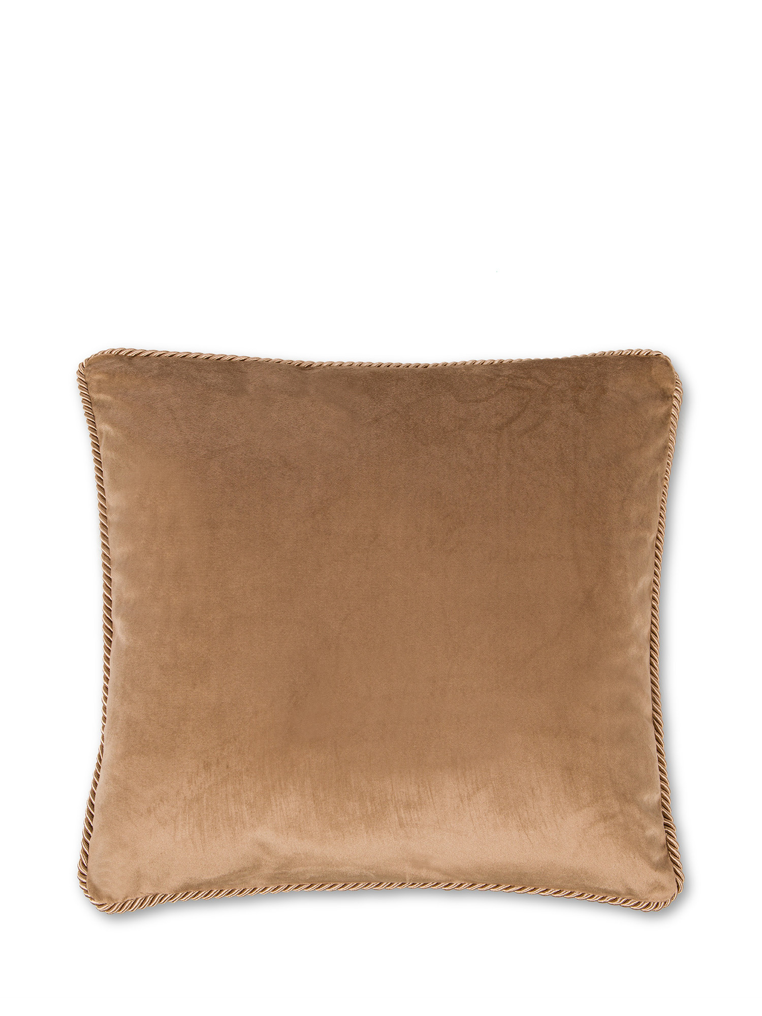цена Однотонная бархатная подушка 45х45см Coincasa, коричневый