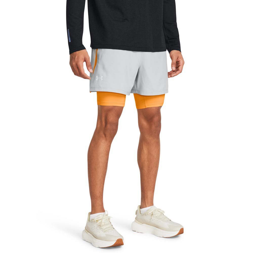 

Шорты Under Armour Launch 5in 2-in-1, серый