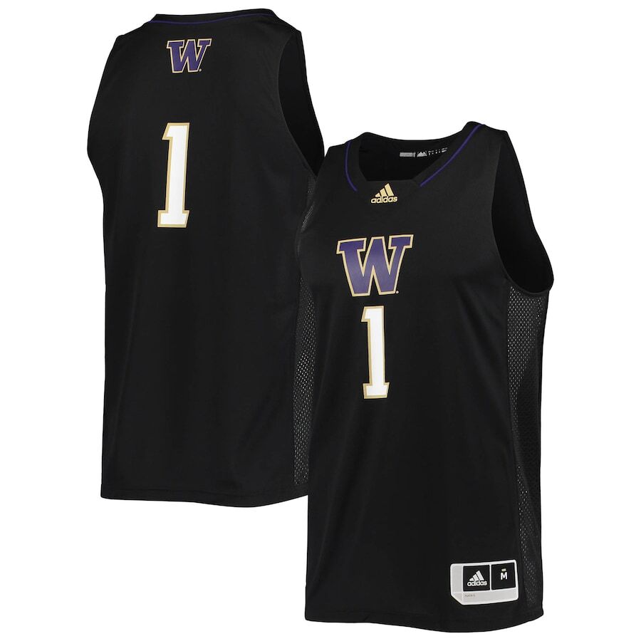 

Джерси adidas Washington Huskies, черный