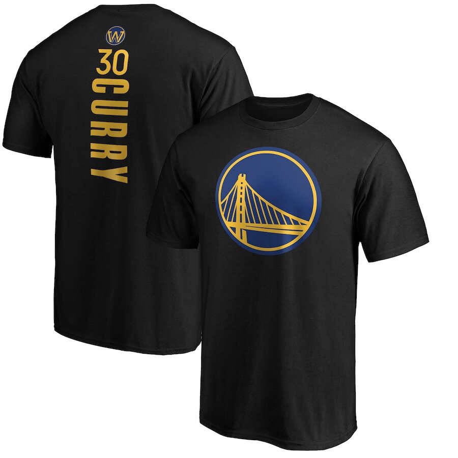 

Футболка с коротким рукавом Fanatics Branded Golden State Warriors, черный