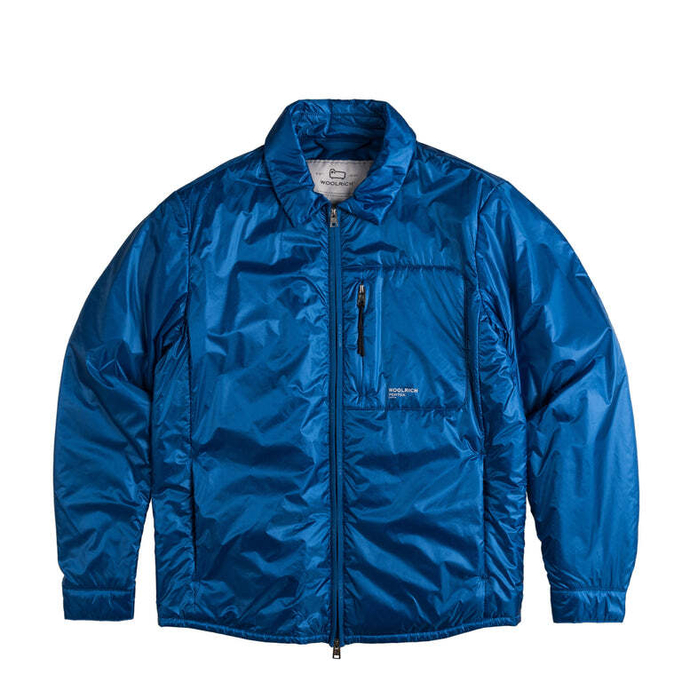 

Куртка Pertex Padded Shirt Jacket Woolrich, синий