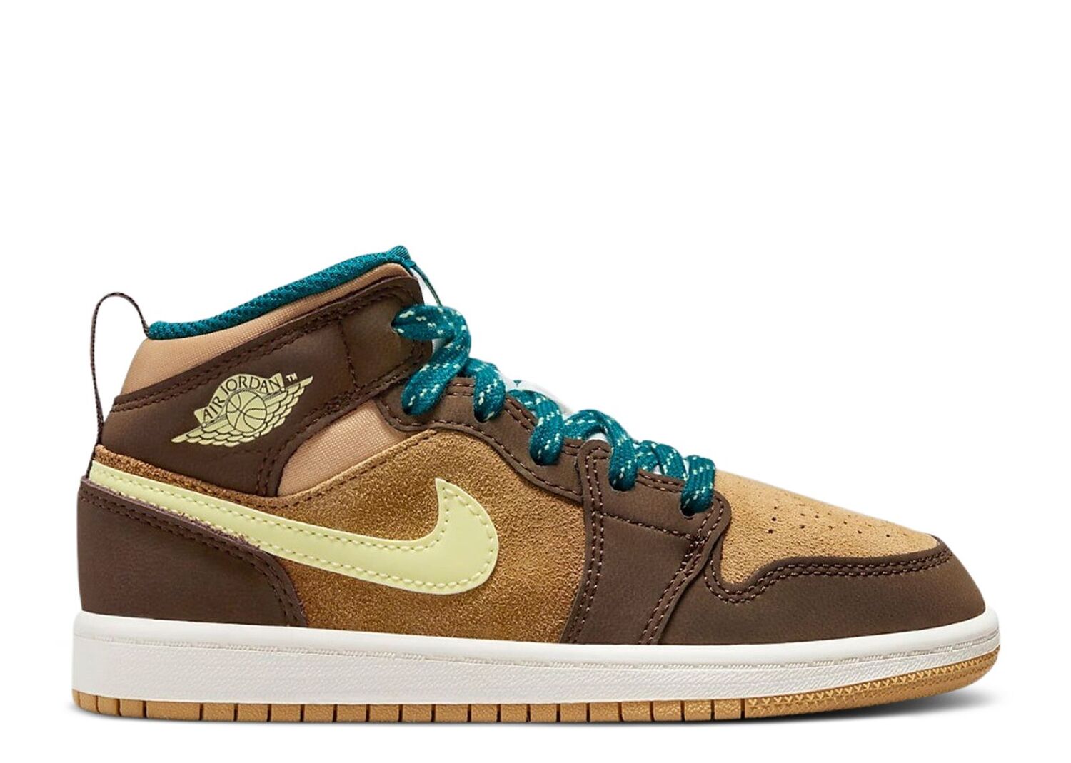 

Кроссовки Air Jordan Air Jordan 1 Mid Se Ps 'Cacao Wow', коричневый
