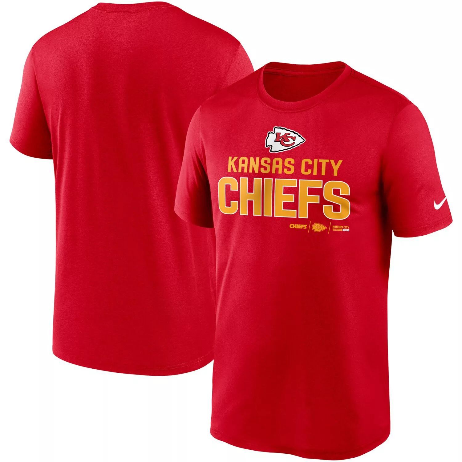 

Мужская красная футболка Kansas City Chiefs Legend Community Performance Nike, Красный
