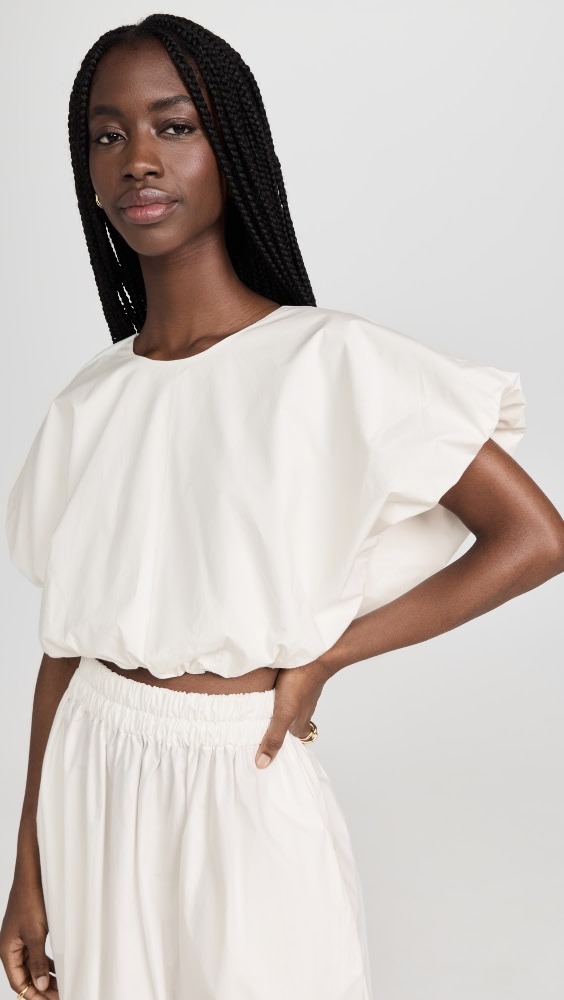 

Топ MIKOH Opihi Bubble Sleeve Crop