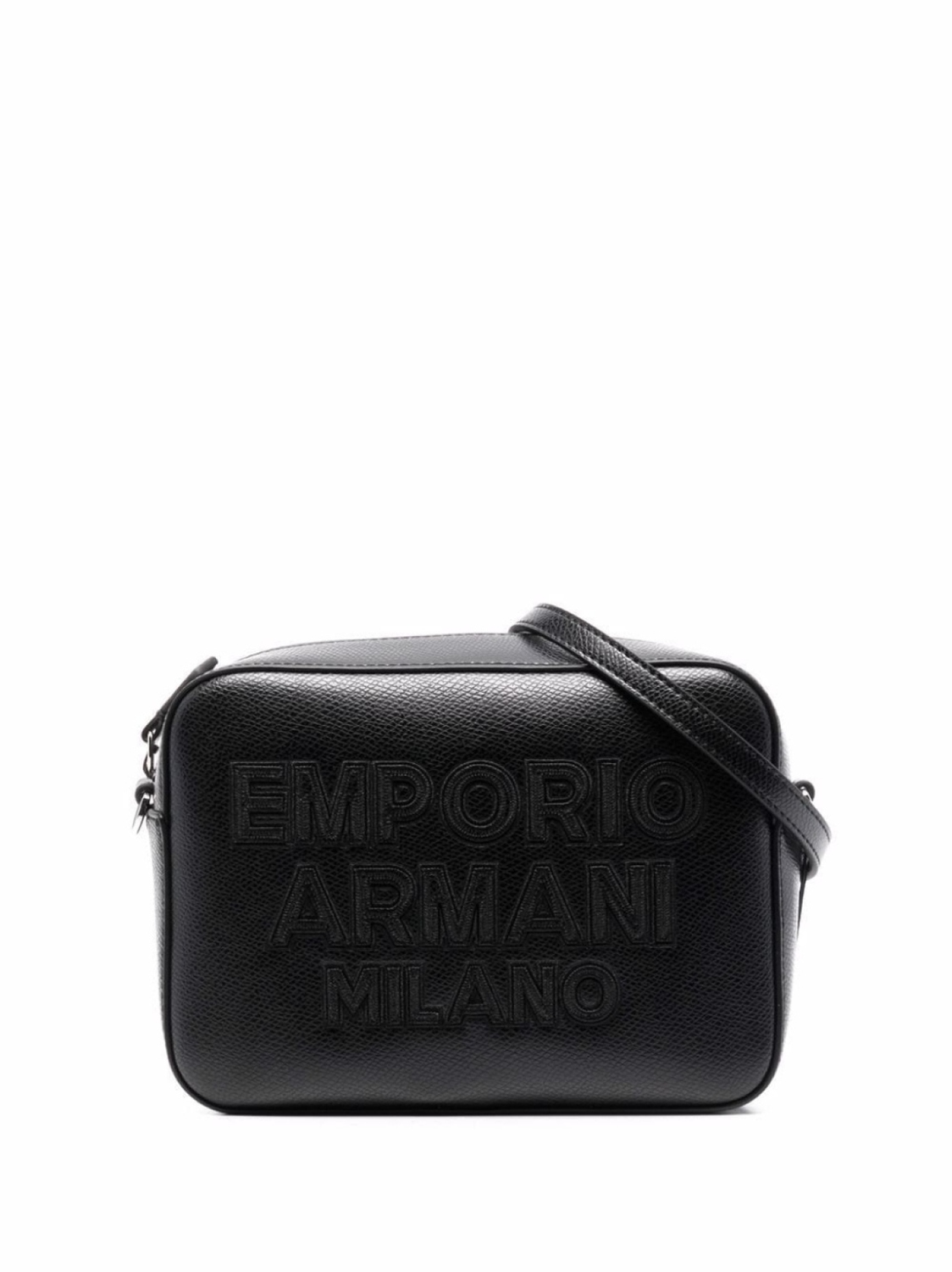 

Emporio Armani сумка через плечо с тисненым логотипом, черный
