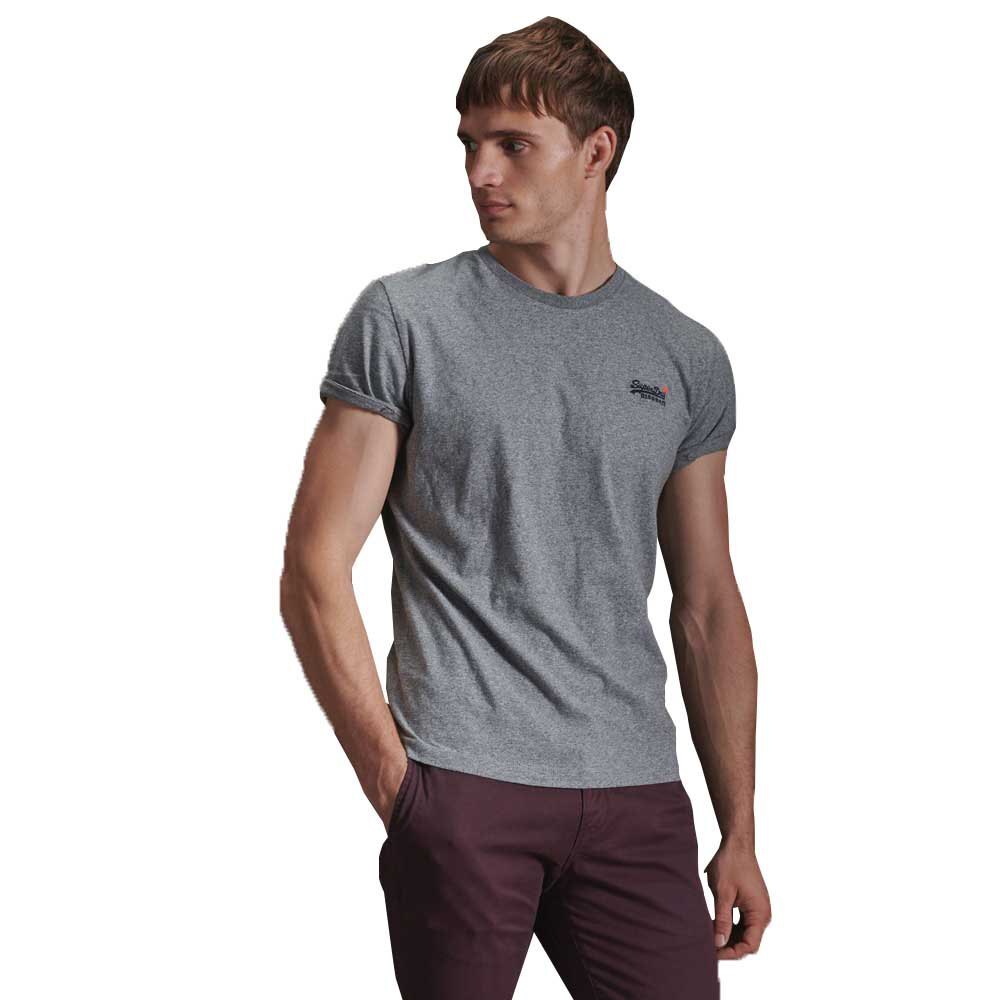 

Футболка с коротким рукавом Superdry Orange Label Vintage Embroidered, серый