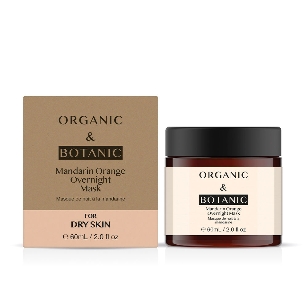 цена Маска для лица Mandarin orange overnight mask Organic & botanic, 60 мл
