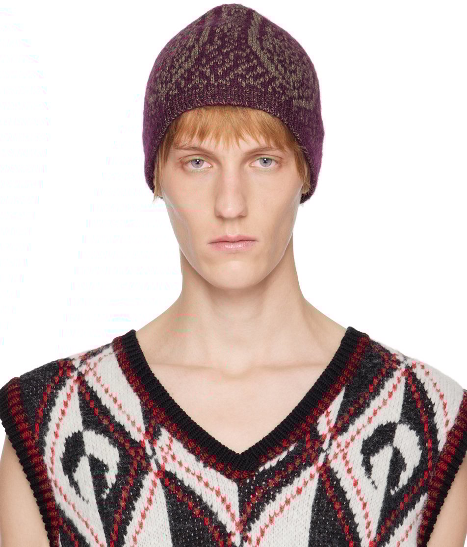 

Бордовая шапка Blackberry Forest Beanie paria /FARZANEH