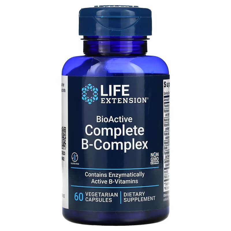 Биоактивный комплексный витамин В Life Extension, 60 капсул фотографии