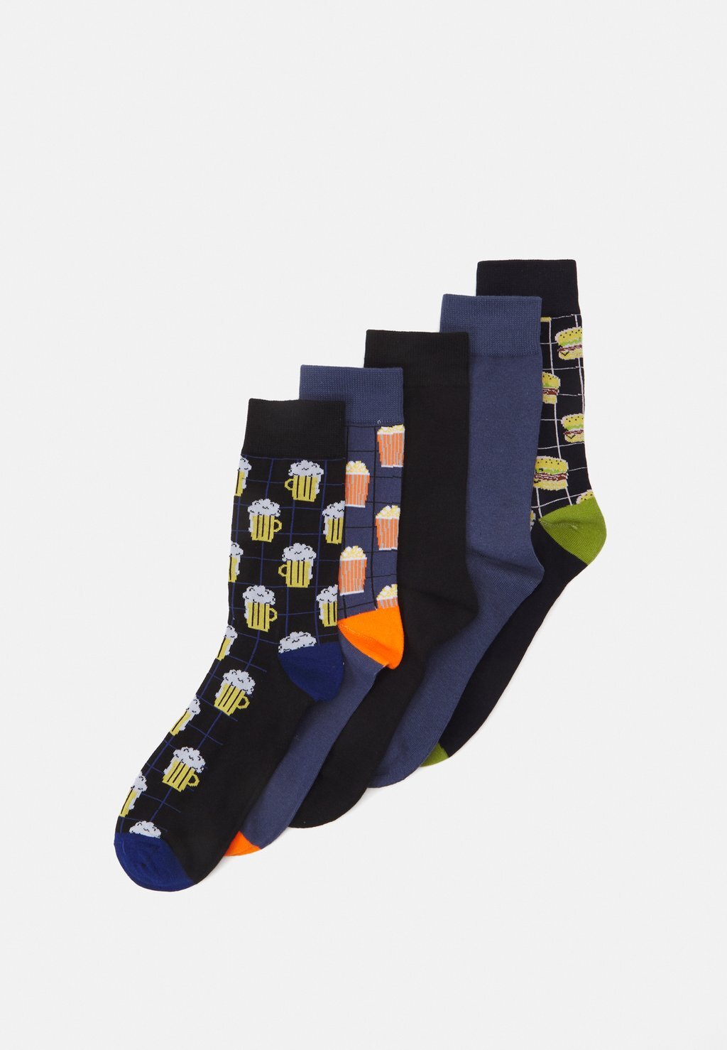 

Носки JACCRAVINGS SOCKS 5 PACK Jack & Jones, синий