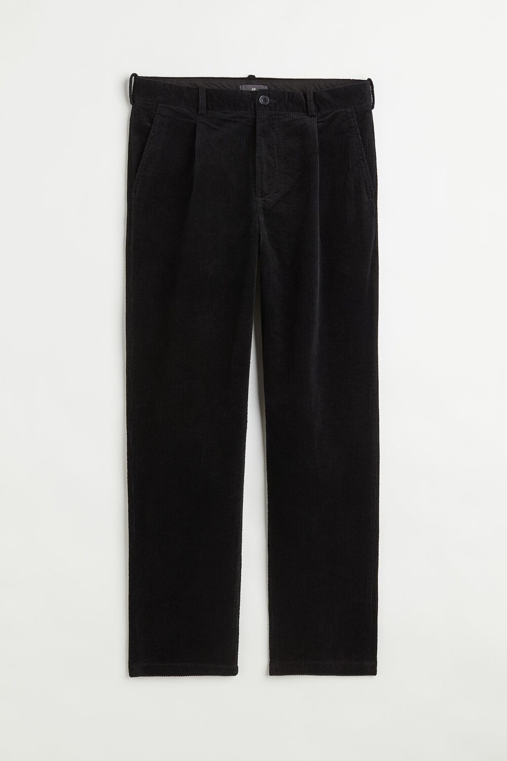 

Брюки H&M Regular Fit Corduroy, черный