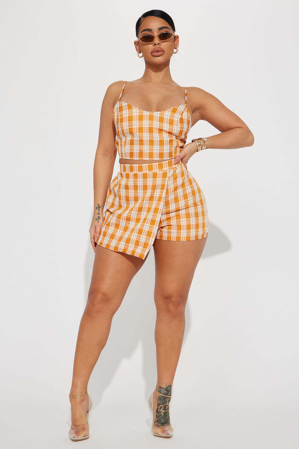 

Юбка Fashion Nova ISET304, оранжевый
